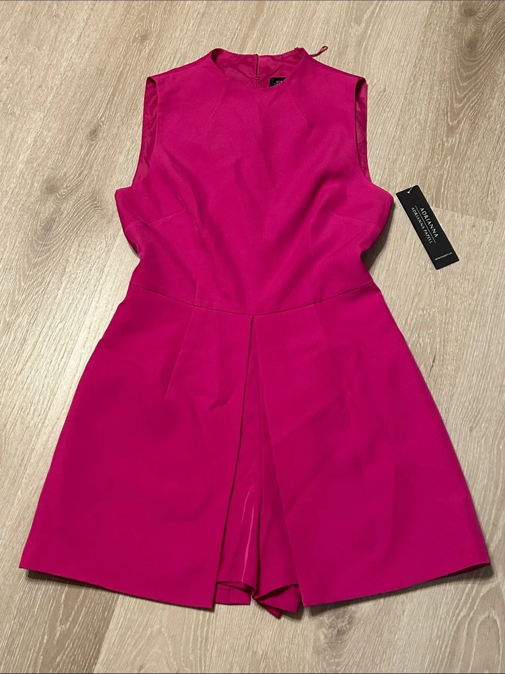Adrianna Papell NWT Sleeveless Open Front Skirted Romper Sz 6